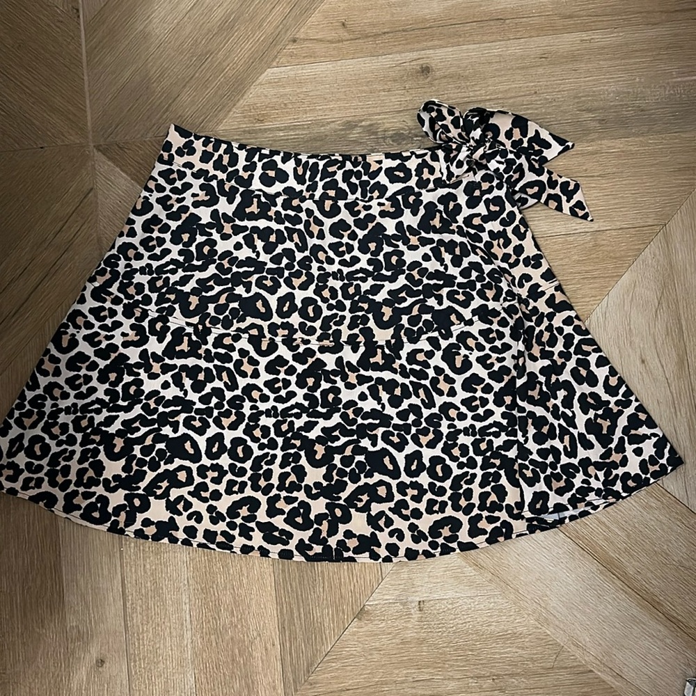 Top shop cheeta skirt